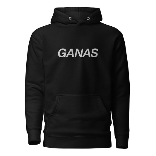 Embroidered Solo GANAS Hoodie (Unisex)