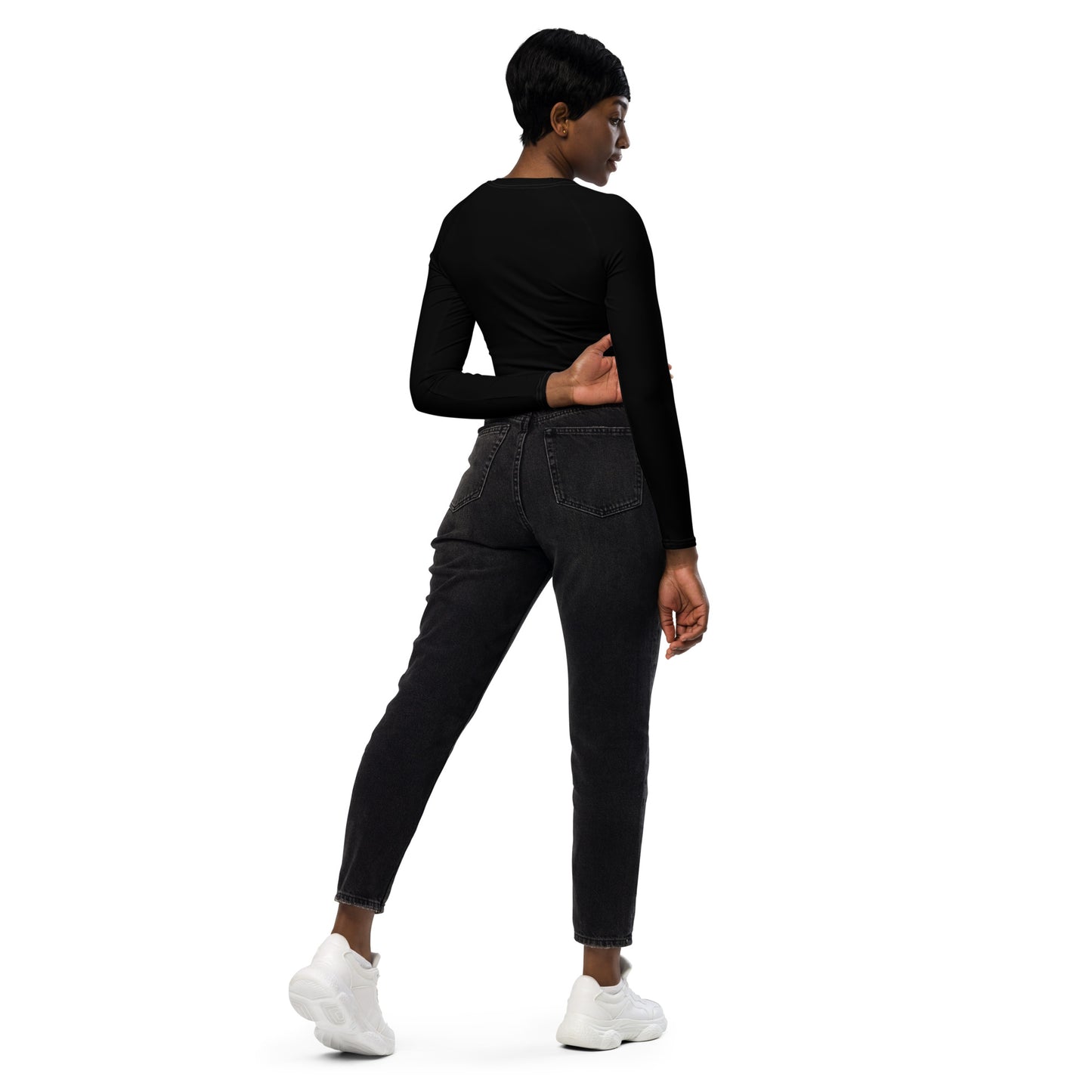 GANAS long-sleeve crop top